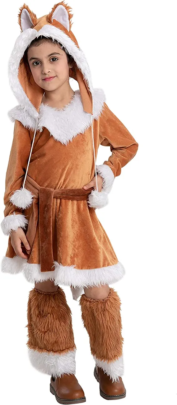 Spooktacular Girls Fox Halloween Costume - Kid Halloween Costumes 5 Spooktacular Girls Fox Halloween Costume - Kid Halloween Costumes - Image 3