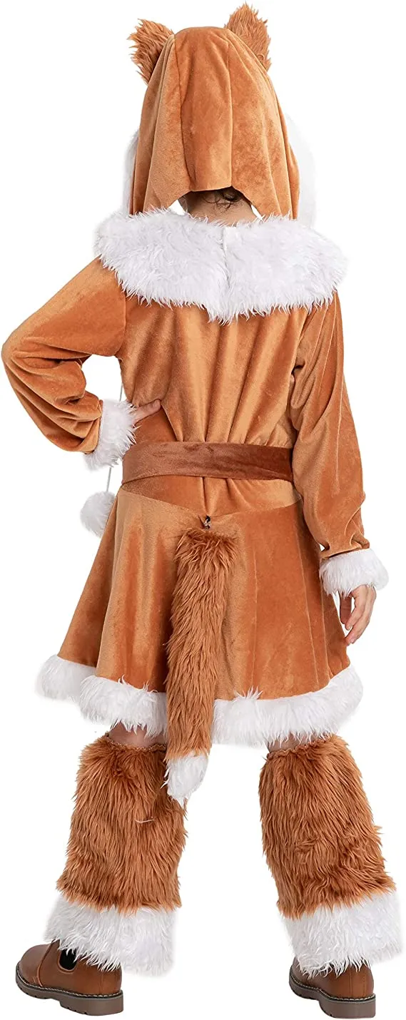 Spooktacular Girls Fox Halloween Costume - Kid Halloween Costumes 6 Spooktacular Girls Fox Halloween Costume - Kid Halloween Costumes - Image 4