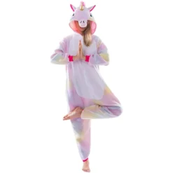 Spooktacular Adult Unicorn Onesie Pajamas - Group Costumes