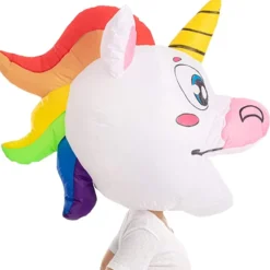 Spooktacular Unicorn Bobble Head Inflatable Costume - Adult - Group Costumes -Halloween Costumes Sales 2022 Unicorn Bobble Head Inflatable Costume Adult 4