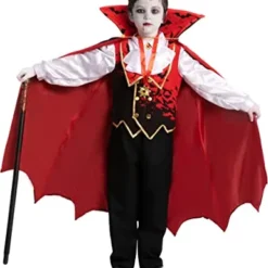 Spooktacular Vampire Costume Cosplay (Red)- Child - Group Costumes
