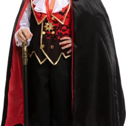 Spooktacular Vampire Costume Cosplay (Red)- Child - Group Costumes -Halloween Costumes Sales 2022 Vampire Costume Cosplay Red Child 6 result 1