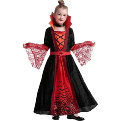 Spooktacular Girls Halloween Gothic Vampire Costume - Group Costumes