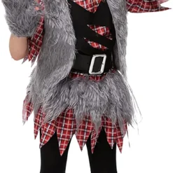 Spooktacular Kids Werewolf Halloween Costume - Kid Halloween Costumes -Halloween Costumes Sales 2022 Werewolf Costume Girl 3 result