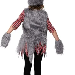 Spooktacular Kids Werewolf Halloween Costume - Kid Halloween Costumes -Halloween Costumes Sales 2022 Werewolf Costume Girl 5 result