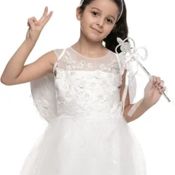 Spooktacular Adult and Kids White Angel Halloween Costume Accessories - -Halloween Costumes Sales 2022 White Angel Cosplay Accessories 4 结果