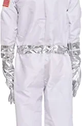 Spooktacular Child Silver Stripes Astronaut Halloween Costume - Kid Halloween Costumes -Halloween Costumes Sales 2022 White Astronaut Costume Role Play Cosplay Child 1 结果