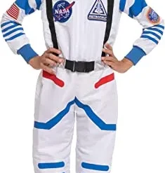 Spooktacular Kids White NASA Astronaut Halloween Costume - Kid Halloween Costumes -Halloween Costumes Sales 2022 White Astronaut Costume Role Play Cosplay Child 2 结果 1