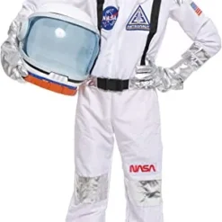 Spooktacular Child Silver Stripes Astronaut Halloween Costume - Kid Halloween Costumes -Halloween Costumes Sales 2022 White Astronaut Costume Role Play Cosplay Child 3 结果