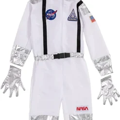 Spooktacular Child Silver Stripes Astronaut Halloween Costume - Kid Halloween Costumes -Halloween Costumes Sales 2022 White Astronaut Costume Role Play Cosplay Child 5 结果