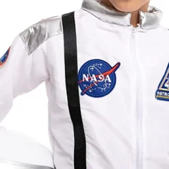 Spooktacular Child Silver Stripes Astronaut Halloween Costume - Kid Halloween Costumes -Halloween Costumes Sales 2022 White Astronaut Costume Role Play Cosplay Child 6 结果