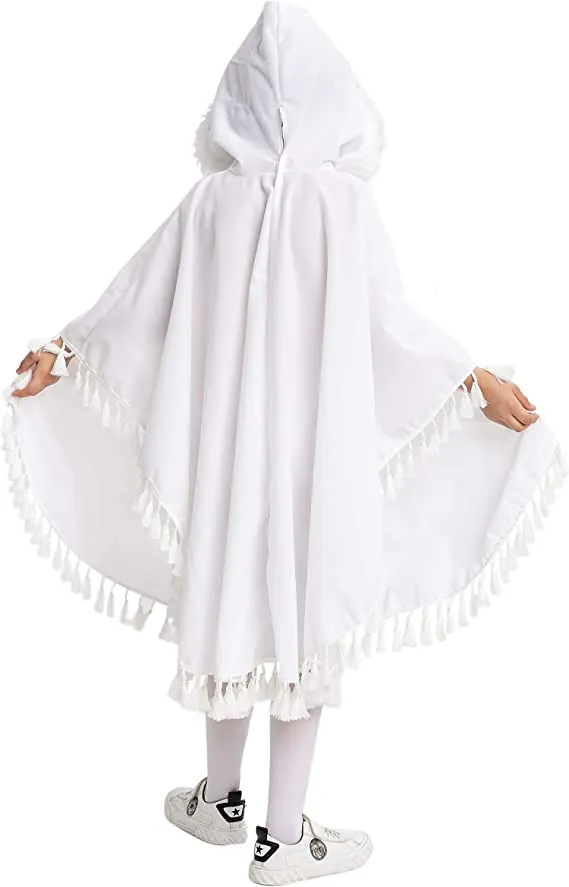 Spooktacular Girls White Ghost Dress Halloween Costume - Kid Halloween Costumes 5 Spooktacular Girls White Ghost Dress Halloween Costume - Kid Halloween Costumes - Image 3