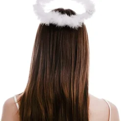Spooktacular Halloween Light up Angel Halo Headband - Costume Accessories -Halloween Costumes Sales 2022 White LED Angel Halo Headband Cosplay Kit Role Play Accessories 4 结果 1