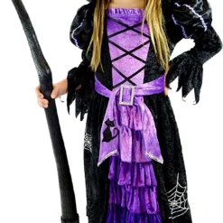 Spooktacular Girls Cute Witch Costume - Group Costumes -Halloween Costumes Sales 2022 Witch Deluxe Costume Set 3 result