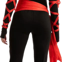 Spooktacular Womans Sexy Ninja Costume Set for Halloween - Group Costumes -Halloween Costumes Sales 2022 Women Ninja Long Pants Costume Cosplay 5 结果