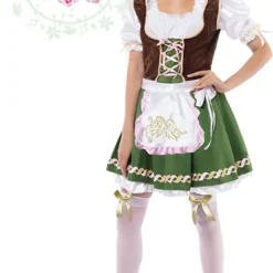 Spooktacular Women's German Oktoberfest Costume Set - Adult - Group Costumes -Halloween Costumes Sales 2022 Womens German Oktoberfest Costume Set Adult 5