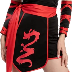 Spooktacular Women Ninja Halloween Costume - Group Costumes -Halloween Costumes Sales 2022 Womens Ninja Short Pants Costume Role Play Cosplay 5