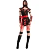 Spooktacular Women Ninja Halloween Costume - Group Costumes -Halloween Costumes Sales 2022 Womens Ninja Short Pants Costume Role Play Cosplay 6