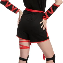 Spooktacular Women Ninja Halloween Costume - Group Costumes -Halloween Costumes Sales 2022 Womens Ninja Short Pants Costume Role Play Cosplay 7