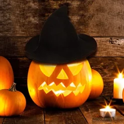 Spooktacular Halloween Witch Hat Costume - Costume Accessories -Halloween Costumes Sales 2022 Womens Wool Knitted Witch Hat Cosplay 7 结果