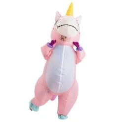 Spooktacular Inflatable Pink Rainbow Unicorn Costume - Adult One Size - Adult Costumes -Halloween Costumes Sales 2022 YGZUIGd5