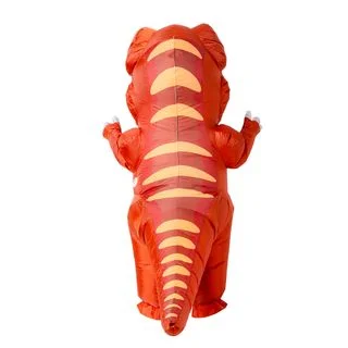 Spooktacular Child Unisex Red Dinosaur Full Body Inflatable Costume-M - Group Costumes 4 Spooktacular Child Unisex Red Dinosaur Full Body Inflatable Costume-M - Group Costumes - Image 2