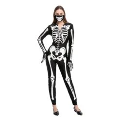 Halloween Costumes Sales 2022 33 Spooktacular Womens Skeleton Halloween Costume - Group Costumes